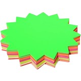 BRENEX STARBURST 70GSM 150MM FLURO ASSORTED PACK 60