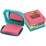 3M 6545SSUC POSTIT JEWEL POP SUPER STICKY NOTES 73 X 73MM BONUS COMPACT DISPENSER BUNDLE