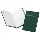 COLLINS CASEBOUND NOTEBOOK AZ INDEX 240 PAGE A5 GREEN