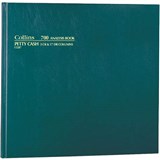 COLLINS 700 SERIES ANALYSIS BOOK PETTY CASH 3 CR  17 DR COLUMNS 96 LEAF A35 GREEN