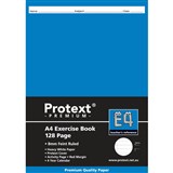 PROTEXT E4 PREMIUM EXERCISE BOOK RULED 8MM 70GSM 128 PAGE A4 ASSORTED