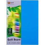 QUILL XL MULTIBOARD 210GSM A4 MARINE BLUE PACK 50
