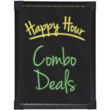 QUARTET LED WRITING BOARD ALUMINIUM FRAME 440 X 330MM BLACK