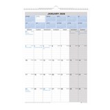 DEBDEN WALL CALENDAR CE0013 MONTH TO VIEW 300 X 432MM