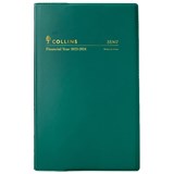 COLLINS 35M7V40 FINANCIAL YEAR DIARY WEEK TO VIEW B7R GREEN