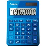 CANON LS123K MINI DESKTOP CALCULATOR 12 DIGIT METALLIC BLUE
