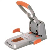RAPID HDC150 2HOLE HEAVY DUTY PUNCH 150 SHEET SILVERORANGE