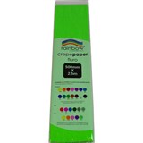 RAINBOW CREPE PAPER 500MM X 25M FLURO GREEN