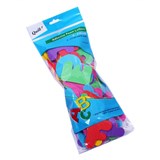 QUILL ADHESIVE FOAM LETTERS AZ ASSORTED PACK 100