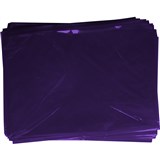 RAINBOW CELLOPHANE 750MM X 1M PURPLE PACK 25
