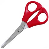 CELCO SCHOOL SCISSORS 135MM RED