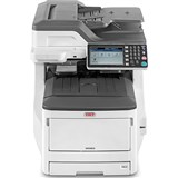 OKI MC853DN MULTIFUNCTION COLOUR LASER PRINTER DUPLEX NETWORKED A3