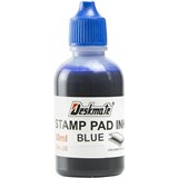 DESKMATE STAMP PAD INK REFILL 30ML BLUE