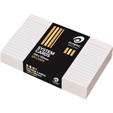 OLYMPIC RULED SYSTEM CARDS 100 X 150MM WHITE PACK 100