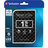 VERBATIM STORENGO PORTABLE HARD DRIVE USB 30 1TB BLACK