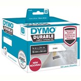 DYMO 1933085 LW DURABLE LABELS 19 X 64MM BLACK ON WHITE ROLL 900