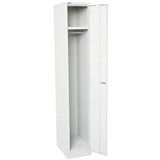 GO STEEL LOCKER 1 DOOR 380 X 455 X 1830MM SILVER GREY