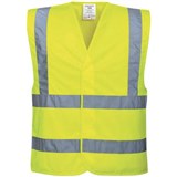 PORTWEST C470 HIVIS TWO BAND AND BRACE VEST YELLOW 2XL3XL