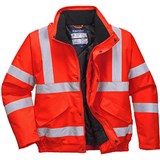 PORTWEST S463 HIVIS BOMBER JACKET ORANGE S