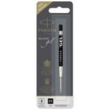 PARKER QUINKFLOW GEL PEN REFILL MEDIUM NIB BLACK