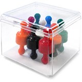 VISIONCHART GLASSBOARD SUPER STRONG MAGNETIC SKITTLES ASSORTED PACK 18