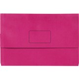 INITIATIVE DOCUMENT WALLET 345 X 225MM PINK PACK 50