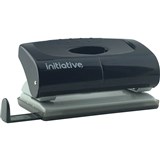 INITIATIVE HOLE PUNCH 2 HOLE 10 SHEET SMALL PLASTIC BLACK