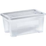 ITALPLAST STORAGE MODULAR STORAGE BOX WITH LID 5 LITRE GRAPHITE