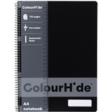COLOURHIDE 1719402J NOTEBOOK 120 PAGE A4 BLACK