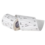 AVERY 937345 REMOVABLE SHELF LIFE LABEL 102 X 47MM WHITEBLACK BOX 500