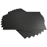 RAINBOW SPECTRUM BOARD 220GSM 510 X 640MM BLACK PACK 20