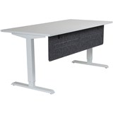 HEDJ BELOW PET DESK MOUNTED SCREEN 1400 X 340MM CHARCOAL