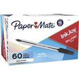 PAPERMATE INKJOY 100 BALLPOINT PENS MEDIUM BLACK BOX 60