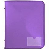 MARBIG ZIPPER BINDER 25MM 2D PURPLE