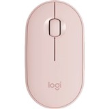 LOGITECH M350 PEBBLE WIRELESS AND BLUETOOTH MOUSE OFF ROSE