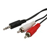 COMSOL AUDIO CABLE 35MM STEREO MALE TO 2 X RCA MALE 5M
