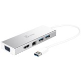 J5CREATE JUD380 USB 30 MINI DOCK SILVER