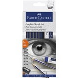 FABERCASTELL GOLDFABER GRAPHITE SKETCH SET PACK 8