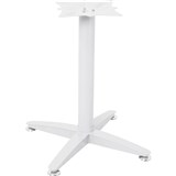 RAPIDLINE 4 STAR TABLE BASE BRUSHED WHITE SATIN
