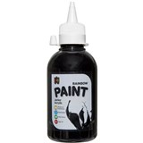 EDUCATIONAL COLOURS RAINBOW JUNIOR ACRYLIC PAINT 250ML BLACK