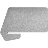 SANA ACOUSTIC DESK DIVIDER SLIDER 796 X 564 X 24MM MOONLIGHT