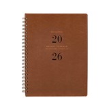 ATAGLANCE AAG3006 SIGNATURE DIARY WEEK TO VIEW A4 BROWN
