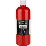 JASART BYRON ACRYLIC PAINT 1 LITRE WARM RED