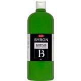 JASART BYRON ACRYLIC PAINT 1 LITRE GREEN LIGHT