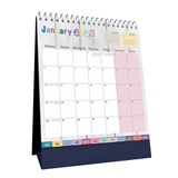 COLLINS BRIGHTON BTDC DESK CALENDAR MONTH TO VIEW 220 X 175MM