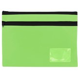 CELCO NAME PENCIL CASE 350 X 260MM LIME GREEN