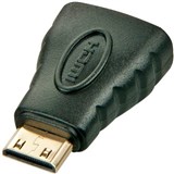 LINDY 41207 ADAPTER HDMI FEMALE TO MINI HDMI MALE BLACK