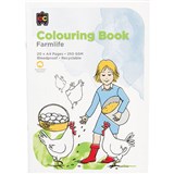 EDUCATIONAL COLOURS FARMLIFE COLOURING BOOK 250GSM 20 PAGE A4