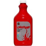EDUCATIONAL COLOURS LIQUITEMP POSTER PAINT 2 LITRE BRILLIANT RED
