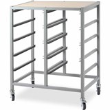 VISIONCHART EDUCATION MOBILE STORAGE TOTE TRAY TROLLEY 10 BAYS